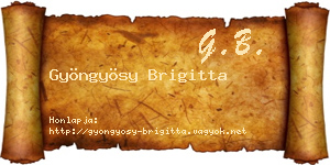 Gyöngyösy Brigitta névjegykártya